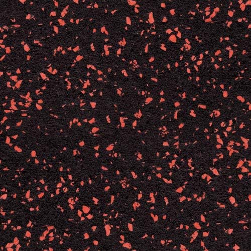 American Floor Mats - Extreme Rubber Gym Tiles - 1 inch Thick, Colorful Rubber Mats - Superior Shock and Sound Absorbing - Red 4 Pack (16 sq ft)