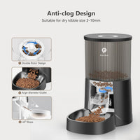 Automatic Cat Feeder: 4L Timed Cats Food Dispenser Programmable – Essentials for Cats - Black - image 4