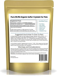 HAPPY BODY Pure MSM Joint Supplement for Dogs, Cats, & Horses – 100% Additive-Free – High Performance, Supports Senior Pets Wellness, Healthy Joints, Mobility, Aches, & Fatigue 7oz - 2 Packs