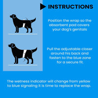 BV Dog Diapers Male X-Small Super Absorbent - X-Small / 50.0 - image 2