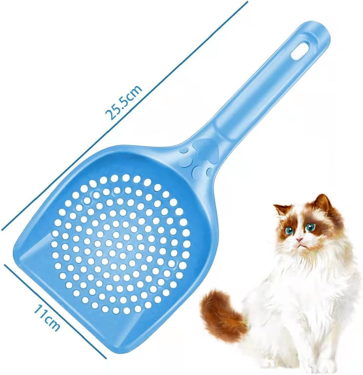 Cat Litter Scoop 3Pcs Cat Litter Scooper Long Handle Deep Shovel Cat - image 2