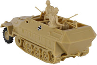 BMC Classic Toy Soldiers WW2 German Hanomag halftrack in gray plastic, 1:32 scale - view 8
