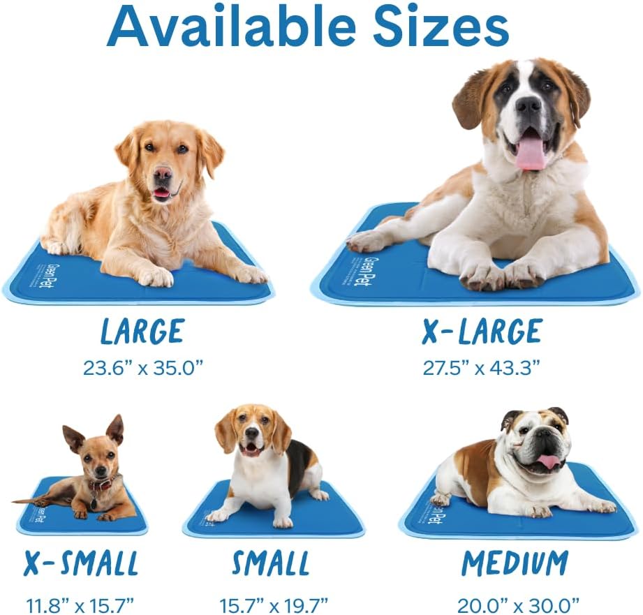 The Green Pet Shop Cool Pet Pad, Self-Cooling - Large / Blue - image 2