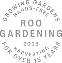 Roo Gardening Apron with Pockets & Harvesting, Picking Pouch - Adjustable, Water-resistant, Washable Canvas Cotton