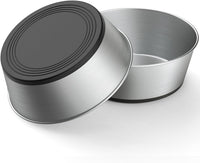 Stainless Steel Dog Bowls Set of 2 - Type A: 6 Cups