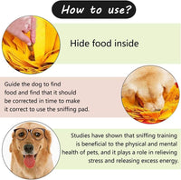 AWOOF Pet Snuffle Mat for Dogs - yellow - image 2
