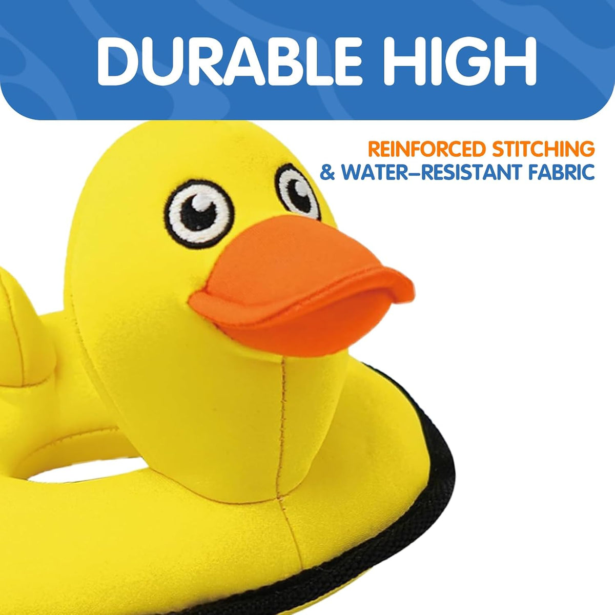 Floating Duck Dog Toy, Squeaky Water Pool Toy for Small Medium Dogs – Essentials for Dogs - Duck - image 2