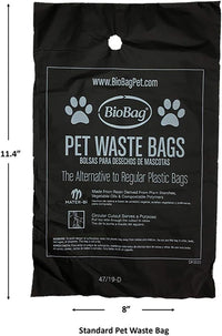 BioBag Compostable Pet Waste Bags, Standard Size - Blue / 50 Count (Pack of 4) - image 4