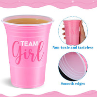 Norme 60 Pcs 16 oz Plastic Gender Reveal Cup Blue Pink Disposable Cup – Fun for Kids & Family - 16 oz / 60 - image 2