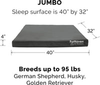Furhaven Replacement Dog Bed Cover Water-Resistant Indoor/Outdoor - image 3