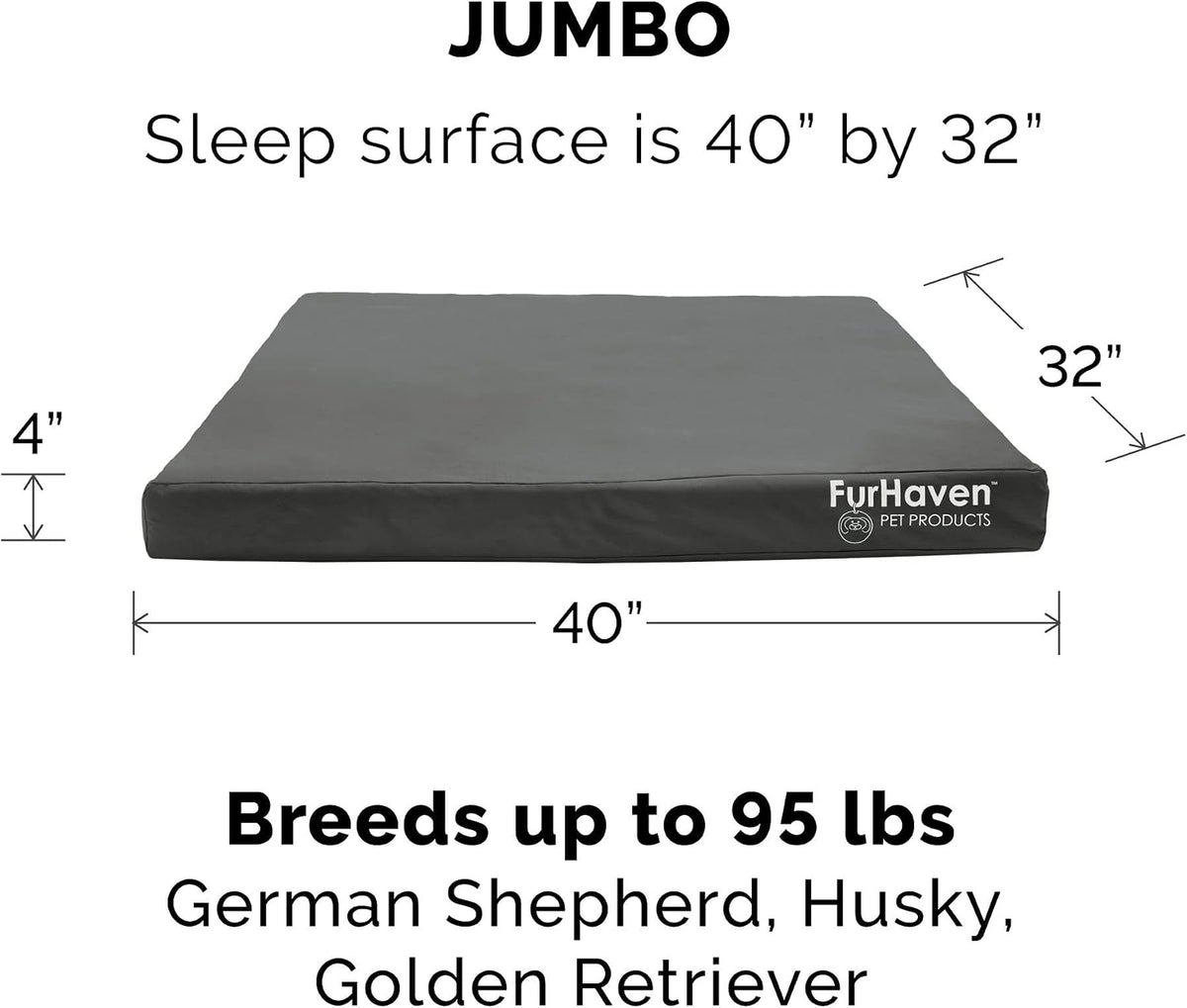 Furhaven Replacement Dog Bed Cover Water-Resistant Indoor/Outdoor - image 3
