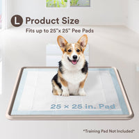 Pee Pad Tray Holder for Dogs - Large / Beige - image 3