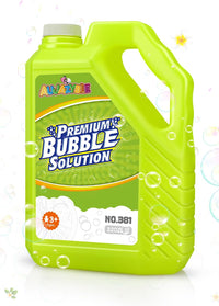 Bubble Solution Refill - 70 OZ Non-Toxic Pre-Mix Refill for Bubble Machine – Fun for Kids & Family - Green-32 Ounce