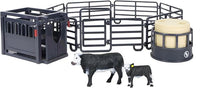 Big Country Toys 12-Piece Ranch Set - Farm Animal Toys for 3 Year Old Boys and Girls - Toy Figures & Playsets