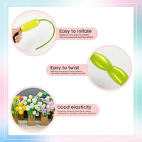 260 Balloons - Clear Long Balloons for Tying Balloon Arch & Balloon Ties – Fun for Kids & Family - Pearl Light Green - image 4