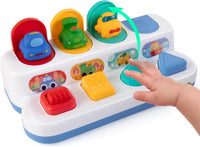Tovol Zerky Montessori Cause & Effect Toy 12-18M - Transport Vehicle
