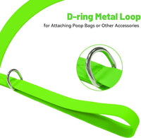 Waterproof Dog Leash, 5/6 FT Durable Odor-Proof Dog Leashes with Strong Metal Hooks Fits Small - Green / 6FT - 1 inch Width - image 3