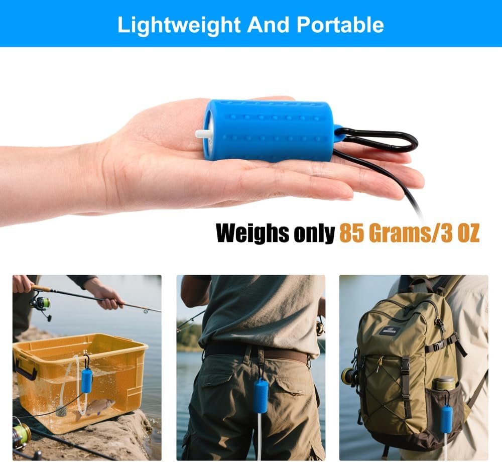 DaToo USB Mini Aquarium Air Pump Ultra Quiet Fish Tank Air Pump - 2W - image 4
