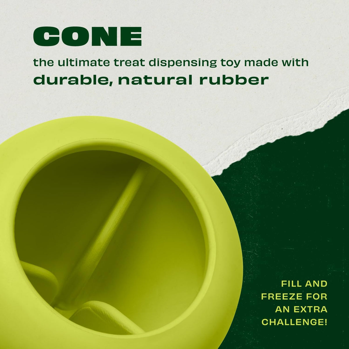 Benebone Natural Rubber Tug Interactive Dog Toy – Essentials for Dogs - Cone / One Size - image 3