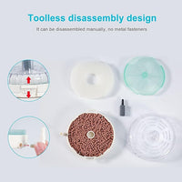 UPETTOOLS Mini Aquarium Sponge Filter, Small Internal Fish Tank Filter Detachable Submersible Filter with Air Stone auxiliary filter Suitable for 5-20 Gallon Tank (Air Pumps and Air Tube not Included)