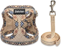 Escape Proof Cat Harness and Leash, Adjustable Vest - Beige / M - image 2