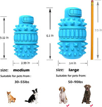 Natural Rubber Squeaky Dog Chew Toy for Large Aggressive Chewers – Essentials for Dogs - Azure / Large（For 55–90 lb dogs） (Pack of 1) - image 4