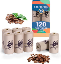 Green Dog Poo Bags Lavender scent, 270 Large Poop Bags - 120coffee