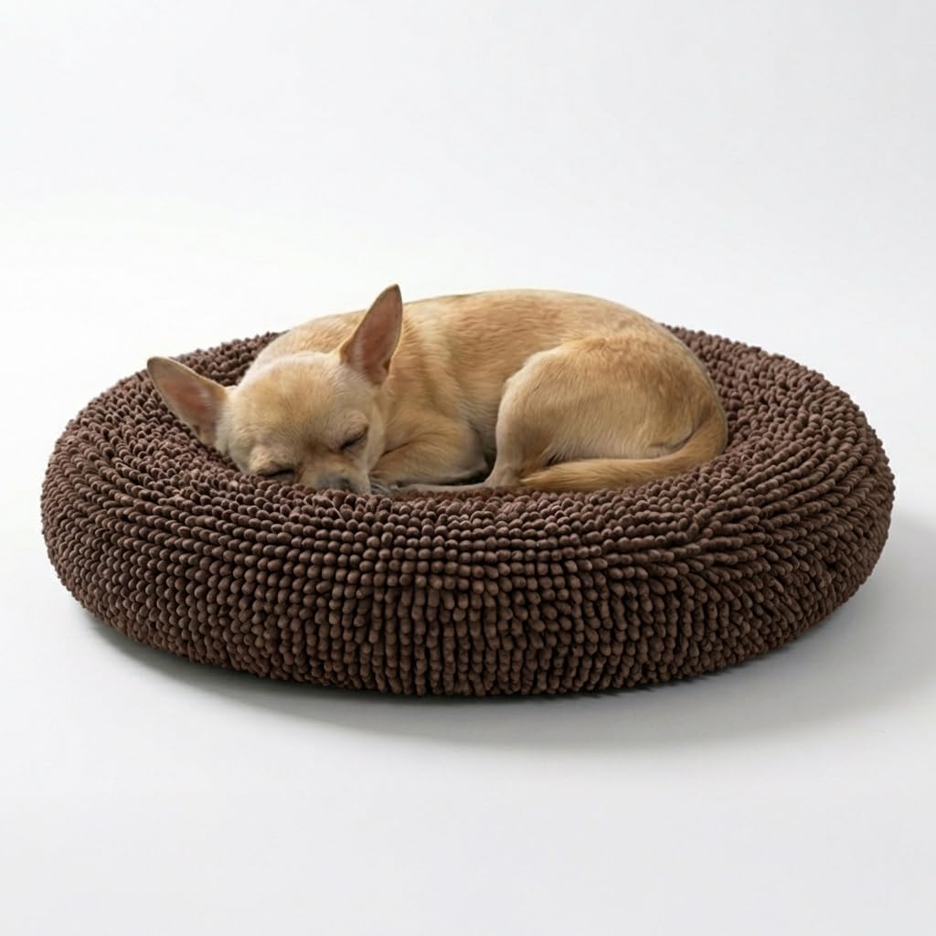 Muddy Mat Cloud K-9 Dog Beds for Small Dogs & Cats - Small (25''X25'') / Chocolate Brown