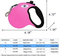 Retractable Dog Leash, Small Dog - Small / pink - image 2