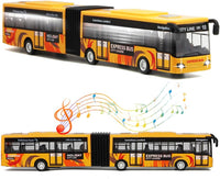 Crelloci City Bus Toy for Kids - Yellow
