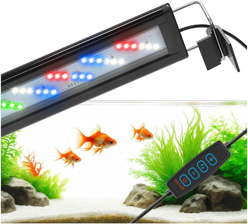 DaToo LED Aquarium Light Full Spectrum Fish Tank Light with Dimmer - 20~24 Inch