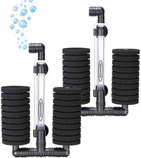 Aquarium Bio Sponge Filter 2 PCS for Fry Betta Shrimp Fish Tank Up