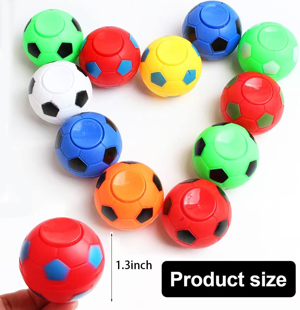 32 PCS Mini Fidget Spinners Soccer Ball Toys for Kids - image 2
