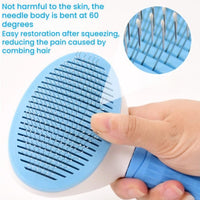Cat Brush Self Cleaning, Cat and Dog Universal - image 3