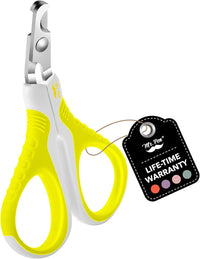 Mr. Pen, Cat Nail Clipper, Stainless Steel - White/Lime Green