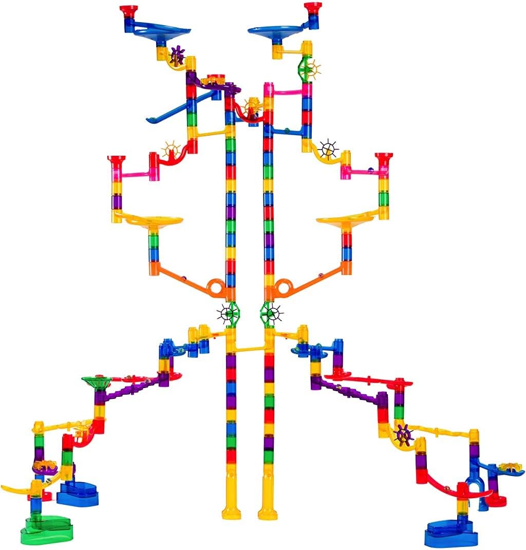 Marble Genius Marble Run Super Set, 150 Translucent Pieces - 300 Pieces - Extreme Set - image 4