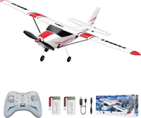 HAWK'S WORK 2 CH RC Airplane, RC Plane Ready to Fly - 4ch-white-brushless