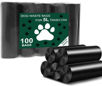 Dog Waste Bags - 100 Pcs Dog Poop Bags for 5L Dog Poop Trash Can Outside – Essentials for Dogs - 1 Count (Pack of 100)