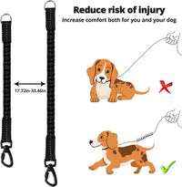Long Dog Leash 15 FT: Heavy Duty Rope Leashes for Dogs Training - Black / 30ft*1/3'' - image 4