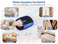 Pet Hair Removal Glove,Double Sided Electrostatic, Reusable Cat & Dog Hair Remover Mitt for Furniture, Couch, Carpet, Car Seat, Quick Cleaning Grooming Glove,1Pcs