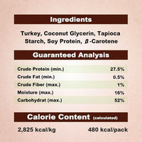 Afreschi Turkey β-Carotene Stick Dog Treats – 6 oz, USA-Sourced Trukey, All-Natural, Hypoallergenic, Low-Fat, Healthy & Easily Digestible, Puppy & Training Snack