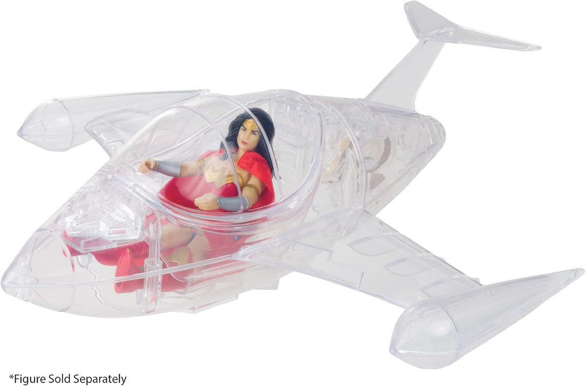 McFarlane Toys DC Super Powers Invisible Jet in translucent design with pop up canopy - view 2