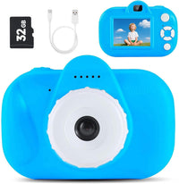 Kids Camera Toddler Toys for Girls Boys Aged 3-12 - Cerulean Blue