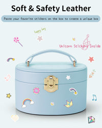VLANDO Musical Jewelry Box for Girls - H.Blue - image 4