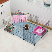 RIOUSSI Guinea Pig Hideout Hideaway Corner Fleece Toys Cage - Pink+Purple / Triangle - image 4