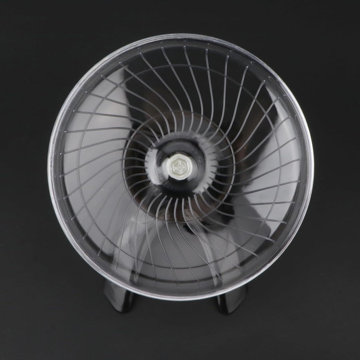 Hamster Wheel Flying Saucer Silent Exercise Wheel Running Wheel - Black - image 3