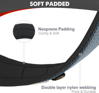 Joytale Reflective Dog Collar for Large Dogs with Wide Padding - Gray / XL - image 2