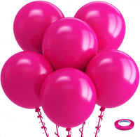 Bezente Assorted Latex Rainbow Balloons 100 Pack 12 inch – Fun for Kids & Family - 13-pink-g139 / 18inch (Large)