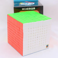 MoYu Meilong 9x9 stickerless speed cube, 74 mm puzzle with bright colored faces - view 5