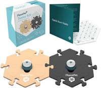 Talking Buttons for Dogs & Cats - 2 Buttons + 2 HexTiles (Neutral)